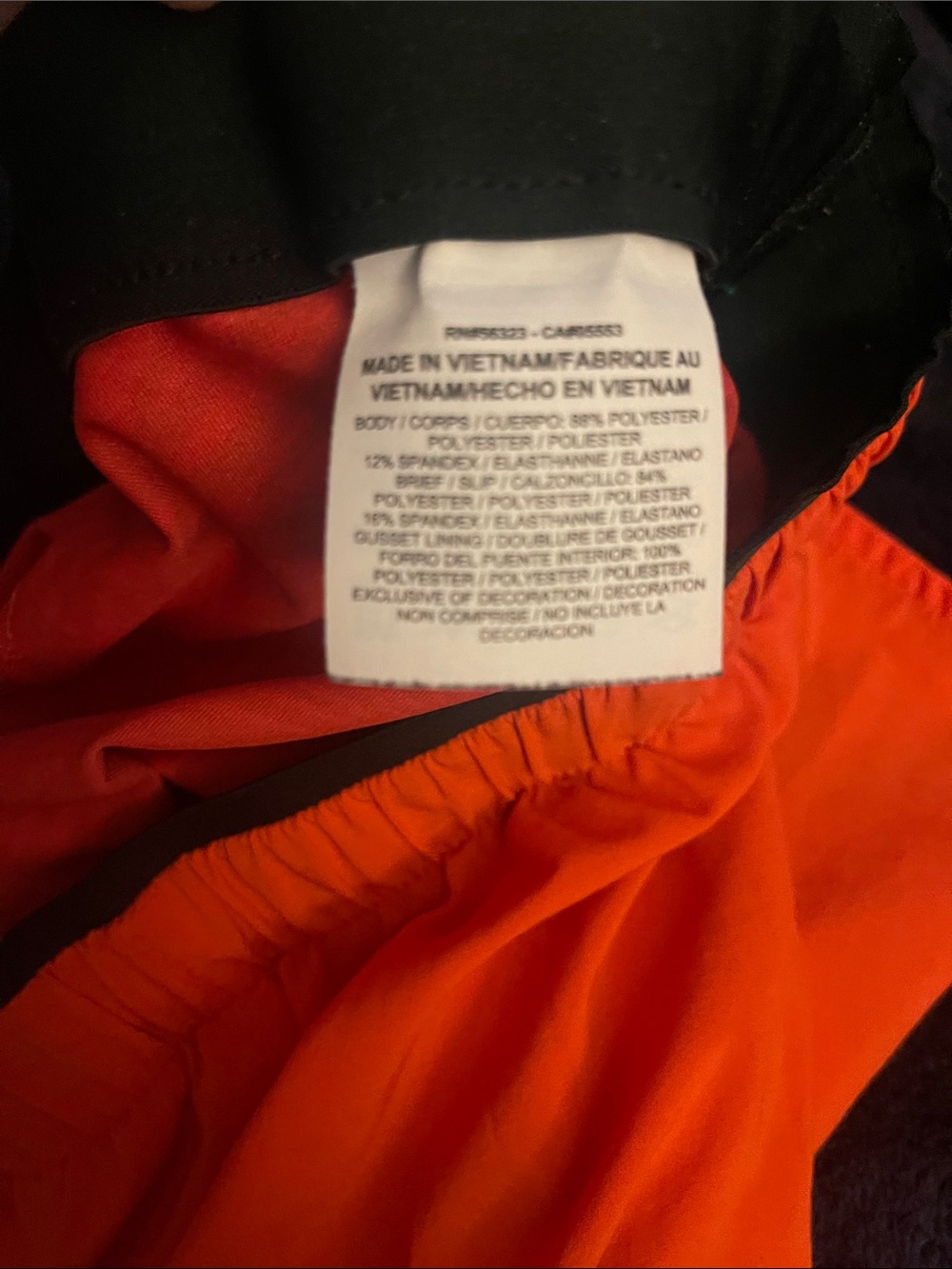 Nike Women's Full Flex 2-in-1 Twist Shorts Crimson Orange Black Size Medium NWOT - Picture 10 of 12